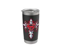 Superman Gothic Steel Logo Gobelet isotherme en acier inoxydable double paroi
