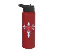Superman Gothic Steel Logo Stainless Steel Insulated Water Bottle
