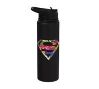 Superman Hawaiian Shield Stainless Steel Insulated Water Bottle