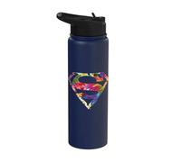 Superman Hawaiian Shield Stainless Steel Insulated Water Bottle