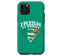 Superman Irish I Was Superman St. Patrick's Day Coque pour iPhone 11 Pro