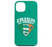 Superman Irish I Was Superman St. Patrick's Day Coque pour iPhone 13