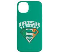 Superman Irish I Was Superman St. Patrick's Day Coque pour iPhone 14 Plus