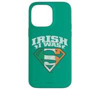 Superman Irish I Was Superman St. Patrick's Day Coque pour iPhone 14 Pro Max
