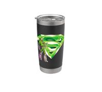 Superman Lex & Kryptonite Logo Gobelet isotherme en acier inoxydable double paroi