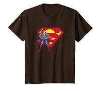 Superman & Logo T-Shirt, Enfant, Marron, 12 Ans