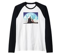 Superman Looking At Earth Krypto Cape Manche Raglan
