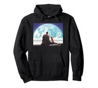 Superman Looking At Earth Krypto Cape Sweat à Capuche