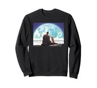 Superman Looking At Earth Krypto Cape Sweatshirt