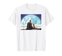 Superman Looking At Earth Krypto Cape T-Shirt