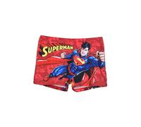 Superman Maillot de bain, short DC Comics pour enfant, rouge, 3 ans