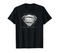 Superman Man of Steel Contrast Logo Symbol T-Shirt