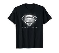 Superman Man of Steel Contrast Logo Symbol T-Shirt