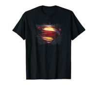 Superman Man of Steel Grungy Shield T-Shirt