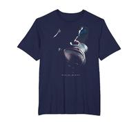 Superman Man of Steel Movie Poster T-Shirt, Homme Grandes Tailles, Bleu Marine, 3X Tall