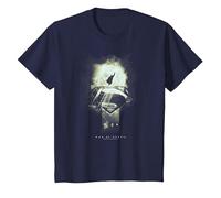 Superman Man of Steel Space Glow T-Shirt, Enfant, Bleu Marine, 12 Ans