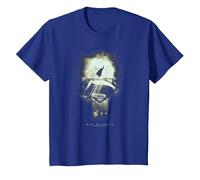 Superman Man of Steel Space Glow T-Shirt, Enfant, Bleu Royal, 8 Ans