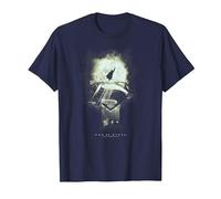 Superman Man of Steel Space Glow T-Shirt, Homme, Bleu Marine, XL