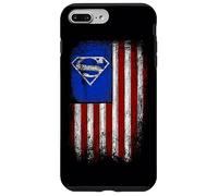 Superman Old Glory Shield Coque pour iPhone 7 Plus/8 Plus