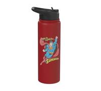 Superman On the Job Stainless Steel Insulated Water Bottle