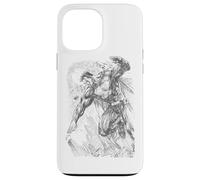 Superman Pencil City to Space Sketch Coque pour iPhone 13 Pro Max