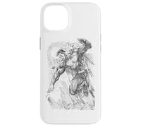 Superman Pencil City to Space Sketch Coque pour iPhone 14 Plus
