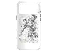 Superman Pencil City to Space Sketch Coque pour iPhone 17 Pro Max