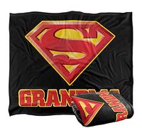 SUPERMAN - Plaid Super Doux au Toucher avec Logo 152 x 127 cm