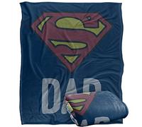 SUPERMAN - Plaid Super Doux au Toucher avec Logo 152 x 127 cm