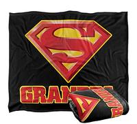 SUPERMAN - Plaid Super Doux au Toucher avec Logo 152 x 127 cm