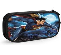 Superman Porte-Monnaie En Toile Avec Fermeture Éclair Pour Ranger Les Pièces, Les Clés, Le Maquillage