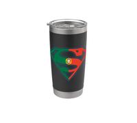Superman Portugal Shield Gobelet isotherme en acier inoxydable double paroi