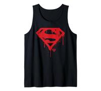 Superman Red Spray Paint Logo Débardeur