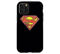 Superman Retro Supes Distressed Logo Coque pour iPhone 11 Pro
