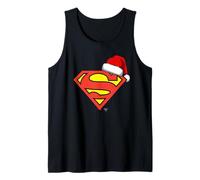 Superman S-Shield Chirstmas Santa Hat Débardeur