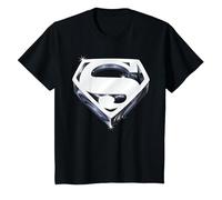 Superman Shield 1978 T-Shirt, Enfant, Noir, 6 Ans