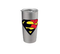 Superman Shield 1993 Black Red Gobelet isotherme en acier inoxydable double paroi