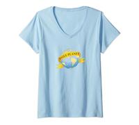Superman Smallville Daily Planet Logo T-Shirt avec Col en V