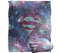Superman Spaced Out Logo Plaid ultra doux au toucher soyeux - 152 x 127 cm