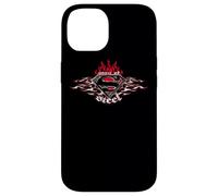 Superman Steel Flames Shield Coque pour iPhone 14