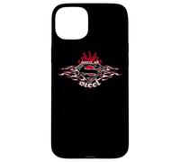 Superman Steel Flames Shield Coque pour iPhone 15 Plus