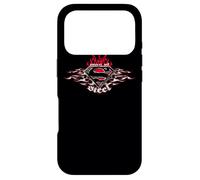 Superman Steel Flames Shield Coque pour iPhone 17 Pro