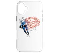 Superman Super American Flag Coque pour iPhone 16 Plus