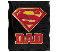 Superman Super Dad Plaid Ultra Doux au Toucher Soyeux - 152 x 127 cm