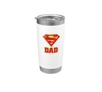 Superman Super Dad Shield Logo Gobelet isotherme en acier inoxydable double paroi