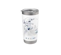 Superman, super héros masqué, Daily Planet, tendances de DC Comics Gobelet isotherme en acier inoxydable double paroi