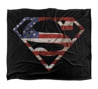Superman Super Patriot Silky Touch Super Soft Throw Blanket 152 X 127 Cm