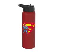 Superman Superman & Logo Stainless Steel Insulated Water Bottle