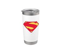 Superman Superman New 52 Shield Logo Pattern Gobelet isotherme en acier inoxydable double paroi