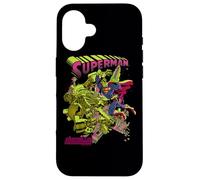 Superman Versus Metallo Blacklight Coque pour iPhone 16